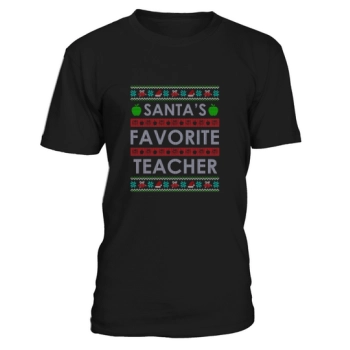 Santa's Favorite Teacher Christmas Shirt