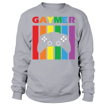 Gay Computer Gaymer Geek Pride Sweatshirt