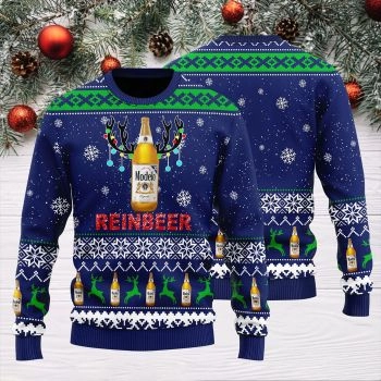 Modelo Reinbeer Christmas Sweater
