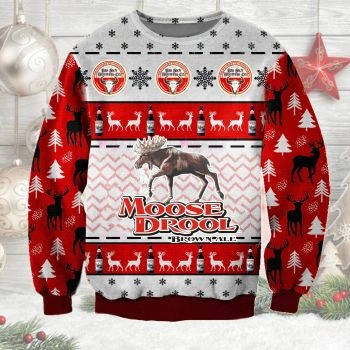 Moose Drool Brown ale Christmas Ugly Sweater