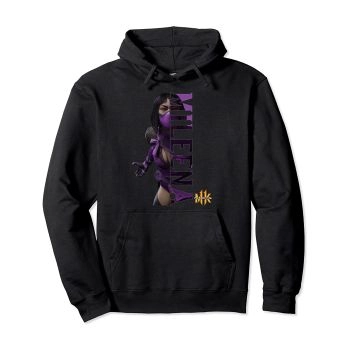 Mortal Kombat Hoodie &#8211; Mileena 3D Print Black Pullover Drawstring Hoodie