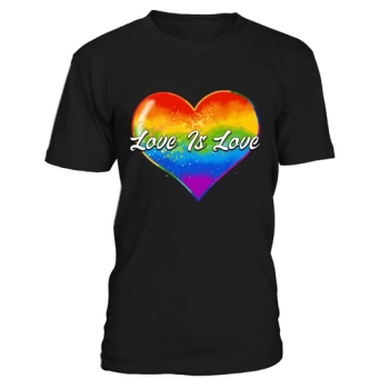 LGBT Heart Love Is Love