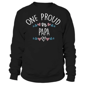 One Pround Papa Trans Pride Sweatshirt