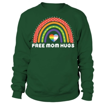 Women Free Mom Hugs LGBT Sweatshirt