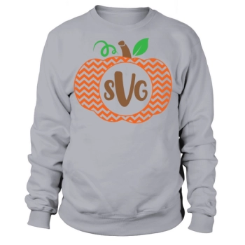 Pumpkin Monogram (5) Sweatshirt