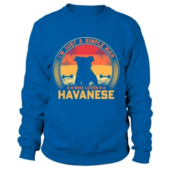 Im just a regular guy who loves Havanese Sweatshirt