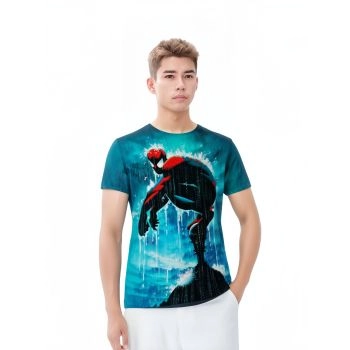 Heart of a Hero: Spider-man in Red - Comfortable and Bold Statement