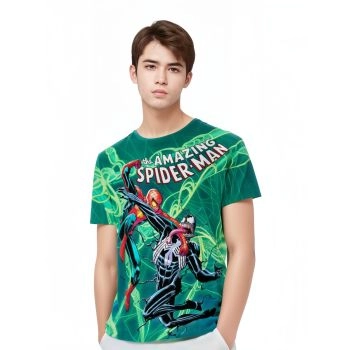 Dynamic Duo: Spidey X Black Cat - Trendy and Comfortable Tee