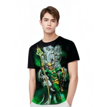 Loki Horns Shirt - Unleash the Green God of Mischief