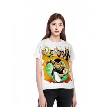Featuring Multiple Personalities with the All The Loki Tee in Pure White