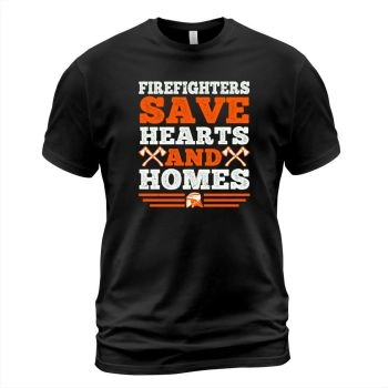 Firefighters save hearts and homes. 1