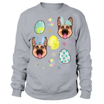 Funny Easter Bunny Ears Golden Retriever Eggs Hunt Dog Mum Dad Sweatshirt