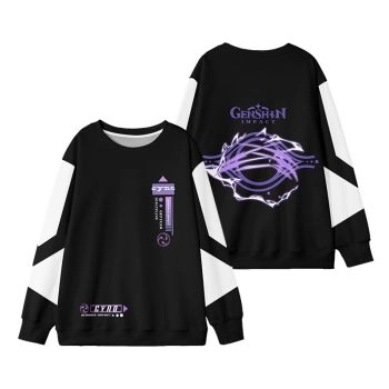 Unique Genshin Impact Cyno Animation Black Sweatershirt