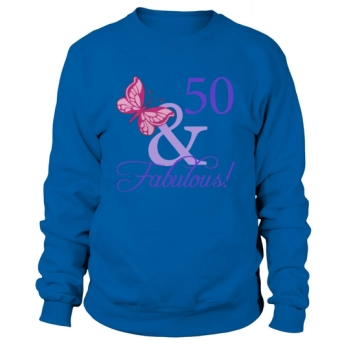 Fabulous 50th Birthday Sweatshirt