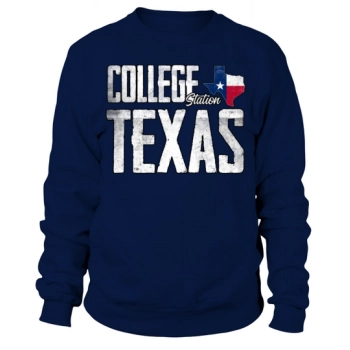 Vintage College Station Texas Flag Sweatshirt