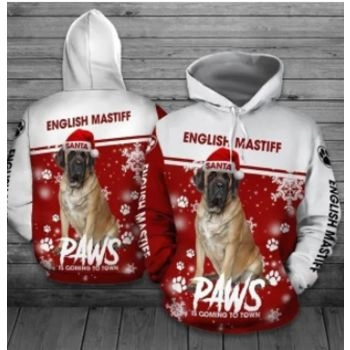 Precious Red Dog Pattern Animals Hoodie