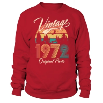 Vintage 1972 - 50 Years Old - 50th Birthday Gift Sweatshirt