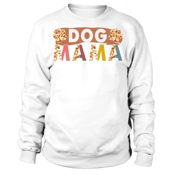 Dog Mama Leopard Mothers Day Sweatshirt