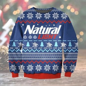 Natural Light Ugly Sweater Beer Drinking Christmas Sweater Tshirt Hoodie Apparel,Christmas Ugly Sweater
