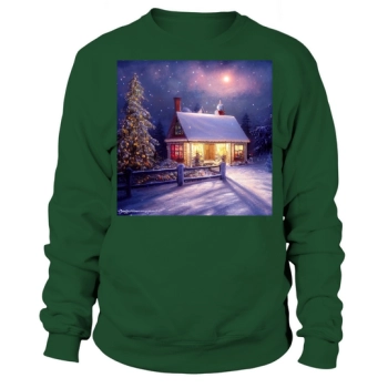 Peaceful Cozy House Christmas Sweatshirt