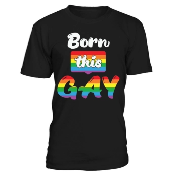 Born This Gay Funny Pun LGBT