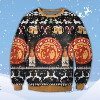 New Belgium Brewing Beer Ugly Sweater Christmas