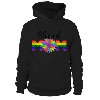 Sunflower LGBT Blessed Mom Hoodies