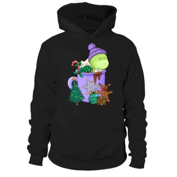 Christmas Hot Drinks Cute Turtle Hoodies