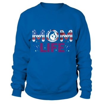 Mom Life 4th of July Graphic Sweatshirt