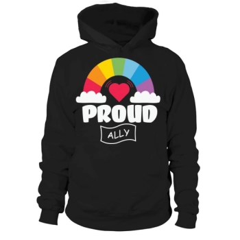 Proud Ally LGBTQ Lesbian Gay Hoodies