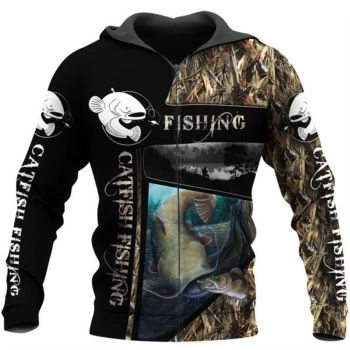 Gorgeous Colorful Fish Pattern Animals Zip-Up Hoodie