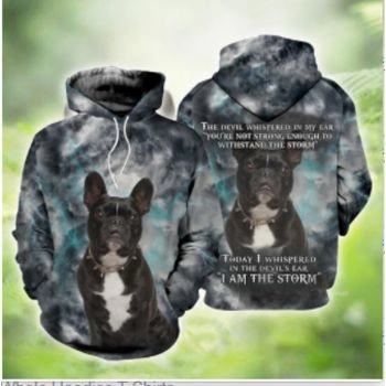 Precious Black Dog Pattern Animals Hoodie