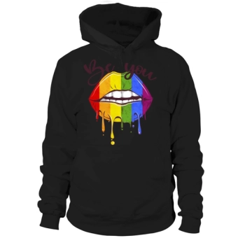 Be You Lips LGBT Pride Hoodies