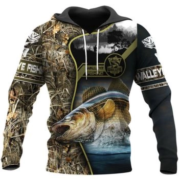 Cute And Loose Yellow Black Fish Pattern Animals Hoodie