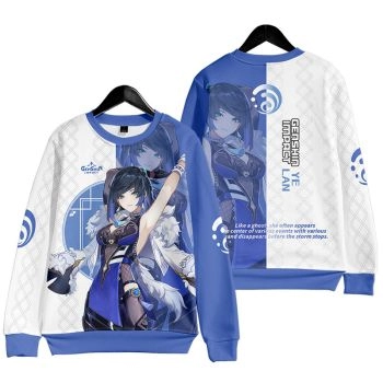 Atmospheric Genshin Impact Yelan Anime Sweatshirt