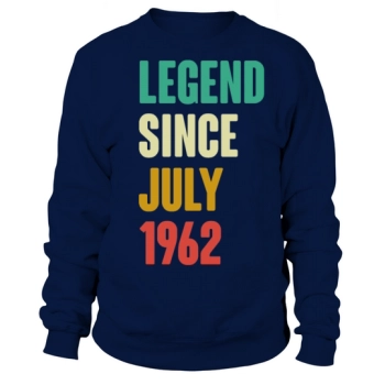 July 1962 60th Birthday 60 Years Old Birthday Gift Me Sweatshirt