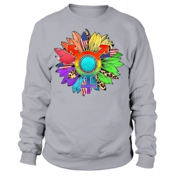 Sunflower Turquoise LGBT Sweatshirt