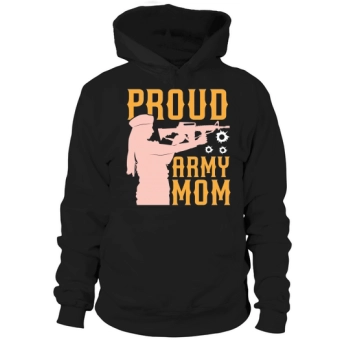 Mother Day Proud Army Mom Hoodies