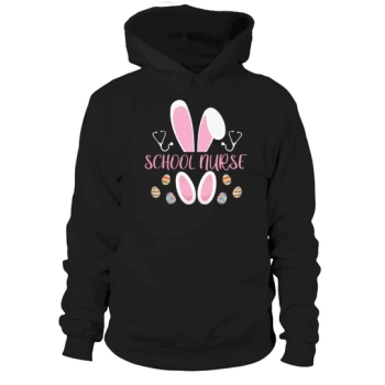 Easter Egg Hunting Rabbit Rn Easter Day Bunny Hoodies