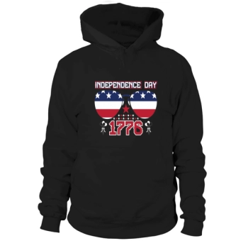 Happy Independence Day 1776 Hoodies