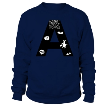 Halloween Alphabets Numbers Clipart A Sweatshirt