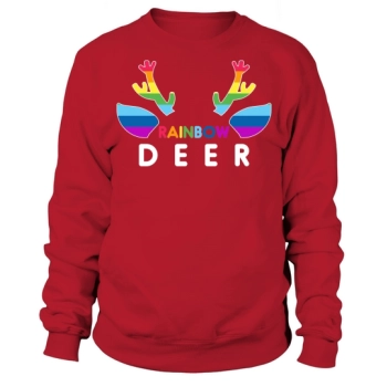 Rainbow Deer Pride Sweatshirt