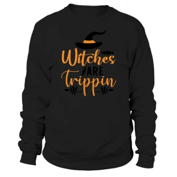 Witches Are Trippin Halloween Unisex Sweatshirt