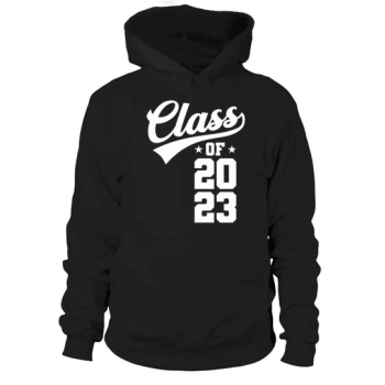 Class Of 2023 Senior 23 Graduation Vintage School Hoodies