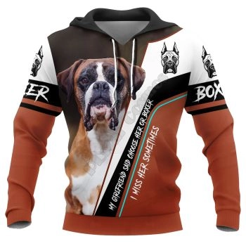 Gorgeous Red Dog Pattern Animals Hoodie