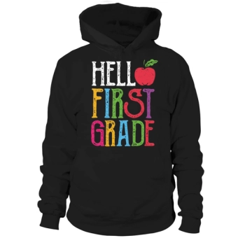 Hello First Grade Back To School Hoodies