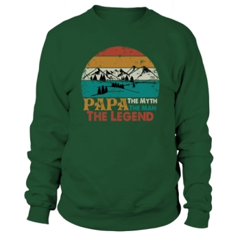 Daddy The Man Myth Legend Sublimation Sweatshirt