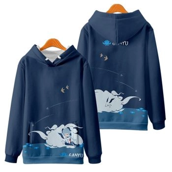 Unique Genshin Impact Ganyu Anime Hoodie