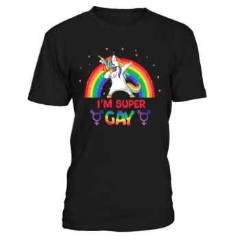 I Am Super Gay LBGT Pride Unicorn
