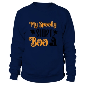 Halloween Unisex This is My Spooky Boo Halloween Sweatshirt